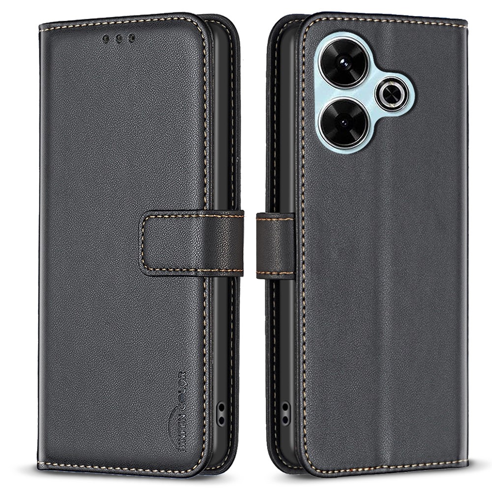 Θήκη Xiaomi Redmi 13 / Poco M6 BINFEN COLOR Leather Wallet series 12 με βάση στήριξης Θήκη Xiaomi Redmi 13 / Poco M6 BINFEN COLOR Leather Wallet series 12 με βάση στήριξης