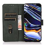 Θήκη Xiaomi Redmi 13 / Poco M6 KHAZNEH Litchi Skin Texture Leather με βάση στήριξης, υποδοχές καρτών και μαγνητικό κούμπωμα πράσινο - Image 3