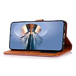 Θήκη Xiaomi Redmi 13 / Poco M6 KHAZNEH Leather Wallet Golden Clasp με βάση στήριξης, υποδοχές καρτών και μαγνητικό κούμπωμα ροζ χρυσό - Image 3