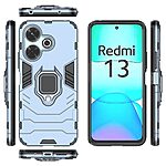 Θήκη Xiaomi Redmi 13 / Poco M6 Mad Mask Πλάτη Thin Armor με Μαγνητικό δαχτυλίδι και Βάση στήριξης TPU μπλε - Image 5