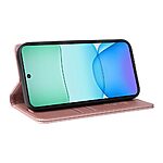 Θήκη Xiaomi Redmi 13 / Poco M6 YIKATU Folio Series με βάση στήριξης, υποδοχή καρτών και μαγνητικό κούμπωμα Flip Wallet από συνθετικό δέρμα και TPU ροζ χρυσό - Image 4