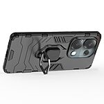 Θήκη Xiaomi Redmi Note 13 Pro 4G / Poco M6 Pro Mad Mask Πλάτη Thin Armor με Μαγνητικό δαχτυλίδι και Βάση στήριξης TPU μαύρο - Image 2