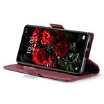 Θήκη Xiaomi Redmi Note 13 Pro 5G / Poco X6 5G CASEME 023 Series Πορτοφόλι με βάση στήριξης, υποδοχές καρτών και μαγνητικό κούμπωμα από συνθετικό δέρμα και TPU κόκκινο - Image 3