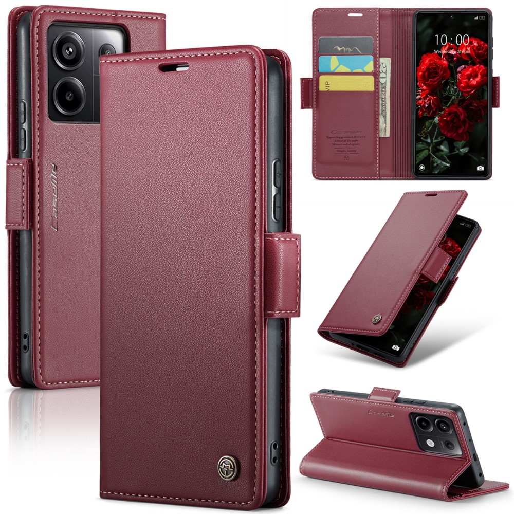 Θήκη Xiaomi Redmi Note 13 Pro 5G / Poco X6 5G CASEME 023 Series Πορτοφόλι με βάση στήριξης Θήκη Xiaomi Redmi Note 13 Pro 5G / Poco X6 5G CASEME 023 Series Πορτοφόλι με βάση στήριξης