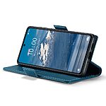 Θήκη Xiaomi Redmi Note 13 Pro 5G / Poco X6 5G CASEME 023 Series Πορτοφόλι με βάση στήριξης, υποδοχές καρτών και μαγνητικό κούμπωμα από συνθετικό δέρμα και TPU μπλε - Image 3