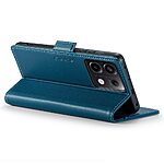 Θήκη Xiaomi Redmi Note 13 Pro 5G / Poco X6 5G CASEME 023 Series Πορτοφόλι με βάση στήριξης, υποδοχές καρτών και μαγνητικό κούμπωμα από συνθετικό δέρμα και TPU μπλε - Image 4