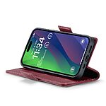 Θήκη iPhone 16 CASEME 023 Series Πορτοφόλι με βάση στήριξης, υποδοχές καρτών και μαγνητικό κούμπωμα από συνθετικό δέρμα και TPU κόκκινο - Image 3