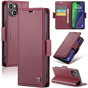 Θήκη iPhone 16 CASEME 023 Series Πορτοφόλι με βάση στήριξης