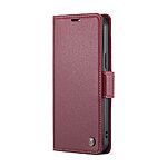 Θήκη iPhone 16 Pro CASEME 023 Series Πορτοφόλι με βάση στήριξης, υποδοχές καρτών και μαγνητικό κούμπωμα από συνθετικό δέρμα και TPU κόκκινο - Image 4