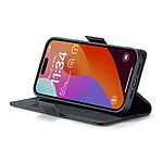 Θήκη iPhone 16 Pro CASEME 023 Series Πορτοφόλι με βάση στήριξης, υποδοχές καρτών και μαγνητικό κούμπωμα από συνθετικό δέρμα και TPU μαύρο - Image 3