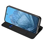 Θήκη Google Pixel 9 Pro XL 5G DUX DUCIS Skin Pro Series με βάση στήριξης, υποδοχή καρτών και μαγνητικό κούμπωμα Flip Wallet από συνθετικό δέρμα και TPU μαύρο - Image 3