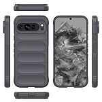 Θήκη Google Pixel 9 Pro XL 5G Mad Mask Rugged Armor από σκληρό Premium TPU γκρι σκούρο - Image 2