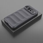 Θήκη Google Pixel 9 Pro XL 5G Mad Mask Rugged Armor από σκληρό Premium TPU γκρι σκούρο - Image 3