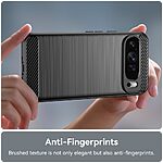 Θήκη Google Pixel 9 Pro XL 5G Mad Mask Brushed TPU Carbon Πλάτη μαύρο - Image 5