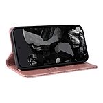 Θήκη Google Pixel 9 Pro XL 5G YIKATU Folio Series με βάση στήριξης, υποδοχή καρτών και μαγνητικό κούμπωμα Flip Wallet από συνθετικό δέρμα και TPU ροζ χρυσό - Image 4