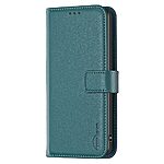 Θήκη OnePlus Nord 4 5G BINFEN COLOR Leather Wallet series 12 με βάση στήριξης, υποδοχές καρτών και μαγνητικό κούμπωμα πράσινο - Image 5