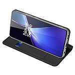 Θήκη OnePlus Nord CE4 Lite 5G DUX DUCIS Skin Pro Series με βάση στήριξης, υποδοχή καρτών και μαγνητικό κούμπωμα Flip Wallet από συνθετικό δέρμα και TPU μαύρο - Image 3