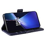 Θήκη OnePlus Nord CE4 Lite 5G YIKATU Folio Series 003 με βάση στήριξης, υποδοχή καρτών και μαγνητικό κούμπωμα Flip Wallet από συνθετικό δέρμα και TPU μπλε σκούρο - Image 3