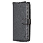 Θήκη Realme GT 6 5G / GT 6T 5G BINFEN COLOR Leather Wallet series 12 με βάση στήριξης, υποδοχές καρτών και μαγνητικό κούμπωμα μαύρο - Image 5