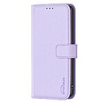 Θήκη Realme GT 6 5G / GT 6T 5G BINFEN COLOR Leather Wallet series 12 με βάση στήριξης, υποδοχές καρτών και μαγνητικό κούμπωμα μωβ - Image 5