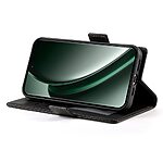 Θήκη Realme GT 6 5G / GT 6T 5G DIERFENG DF 010 Foldable Series με βάση στήριξης, υποδοχή καρτών και μαγνητικό κούμπωμα Flip Wallet από συνθετικό δέρμα και εσωτερικό TPU μαύρο - Image 4