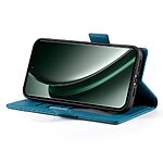 Θήκη Realme GT 6 5G / GT 6T 5G DIERFENG DF 010 Foldable Series με βάση στήριξης, υποδοχή καρτών και μαγνητικό κούμπωμα Flip Wallet από συνθετικό δέρμα και εσωτερικό TPU μπλε - Image 4