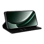 Θήκη Realme GT 6 5G / GT 6T 5G YIKATU Folio Series με βάση στήριξης, υποδοχή καρτών και μαγνητικό κούμπωμα Flip Wallet από συνθετικό δέρμα και TPU μαύρο - Image 4