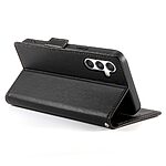 Θήκη Samsung Galaxy M35 5G DIERFENG DF 010 Foldable Series με βάση στήριξης, υποδοχή καρτών και μαγνητικό κούμπωμα Flip Wallet από συνθετικό δέρμα και εσωτερικό TPU μαύρο - Image 3