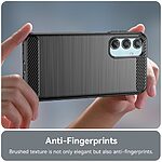 Θήκη Samsung Galaxy M35 5G Mad Mask Brushed TPU Carbon Πλάτη μαύρο - Image 5