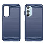 Θήκη Samsung Galaxy M35 5G Mad Mask Brushed TPU Carbon Πλάτη μπλε - Image 2