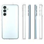 Θήκη Samsung Galaxy M35 5G OEM Silicone Sockproof V5 Anti-Slip Transparent Πλάτη TPU - Image 5