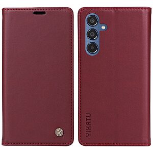 Θήκη Samsung Galaxy M35 5G YIKATU Folio Series με βάση στήριξης