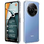 Θήκη Xiaomi Redmi A3X OEM Silicone Sockproof V6 Anti-Slip Transparent Πλάτη TPU - Image 2