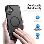Θήκη iPhone 16 DUX DUCIS Yind Series Sockproof συμβατό με MagSafe φορτιστή Πλάτη TPU μαύρο - Image 4