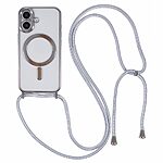 Θήκη iPhone 16 Mad Mask Διάφανο κάλυμμα με συμβατότητα MagSafe και μακρύ λουράκι