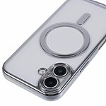 Θήκη iPhone 16 Mad Mask Διάφανο κάλυμμα με συμβατότητα MagSafe και μακρύ λουράκι, ανθεκτική κατασκευή TPU+PC για προστασία από γρατζουνιές ασημί - Image 5