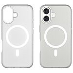 Θήκη iPhone 16 Mad Mask Λεπτή ματ ημιδιάφανη με ανθεκτικό TPU+PC υλικό και συμβατότητα MagSafe για άνετη φόρτιση λευκό - Image 2