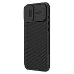 Θήκη iPhone 16 NiLLkin Camshield Liquid MagSafe Series Πλάτη με προστασία για την κάμερα από σκλήρό Premium TPU μαύρο - Image 2