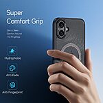 Θήκη iPhone 16 Plus DUX DUCIS Aimo Kickstand Series συμβατό με MagSafe φορτιστή - Ανθεκτική στις Πτώσεις μαύρο - Image 4