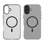 Θήκη iPhone 16 Plus Mad Mask Λεπτή ματ ημιδιάφανη με ανθεκτικό TPU+PC υλικό και συμβατότητα MagSafe για άνετη φόρτιση μαύρο - Image 2