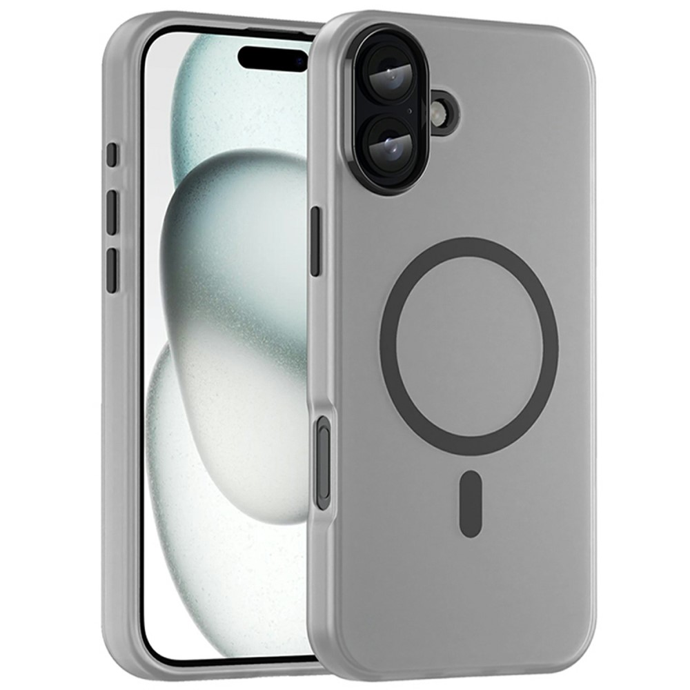 Θήκη iPhone 16 Plus Mad Mask Λεπτή ματ ημιδιάφανη με ανθεκτικό TPU+PC υλικό και συμβατότητα MagSafe για άνετη φόρτιση μαύρο Θήκη iPhone 16 Plus Mad Mask Λεπτή ματ ημιδιάφανη με ανθεκτικό TPU+PC υλικό και συμβατότητα MagSafe για άνετη φόρτιση μαύρο