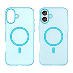 Θήκη iPhone 16 Plus Mad Mask Λεπτή ματ ημιδιάφανη με ανθεκτικό TPU+PC υλικό και συμβατότητα MagSafe για άνετη φόρτιση μπλε - Image 2