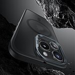 Θήκη iPhone 16 Pro BENKS Magnetic Matte Series συμβατό με MagSafe φορτιστή Πλάτη TPU μαύρο - Image 5