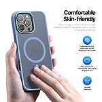 Θήκη iPhone 16 Pro DUX DUCIS Yind Series Sockproof συμβατό με MagSafe φορτιστή Πλάτη TPU γαλάζιο - Image 4