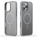 Θήκη iPhone 16 Pro DUX DUCIS Yind Series Sockproof συμβατό με MagSafe φορτιστή Πλάτη TPU γκρι - Image 2