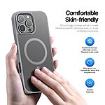 Θήκη iPhone 16 Pro DUX DUCIS Yind Series Sockproof συμβατό με MagSafe φορτιστή Πλάτη TPU γκρι - Image 4