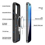 Θήκη iPhone 16 Pro DUX DUCIS Yind Series Sockproof συμβατό με MagSafe φορτιστή Πλάτη TPU μαύρο - Image 3