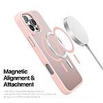 Θήκη iPhone 16 Pro DUX DUCIS Yind Series Sockproof συμβατό με MagSafe φορτιστή Πλάτη TPU ροζ ανοιχτό - Image 5