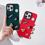 Θήκη iPhone 16 Pro Mad Mask TPU με 3D Σχέδιο Καφέ Αρκουδάκι και Μαύρο Πλαίσιο Κάμερας για Προστασία κόκκινο - Image 4