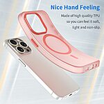 Θήκη iPhone 16 Pro Mad Mask Λεπτή ματ ημιδιάφανη με ανθεκτικό TPU+PC υλικό και συμβατότητα MagSafe για άνετη φόρτιση κόκκινο - Image 4